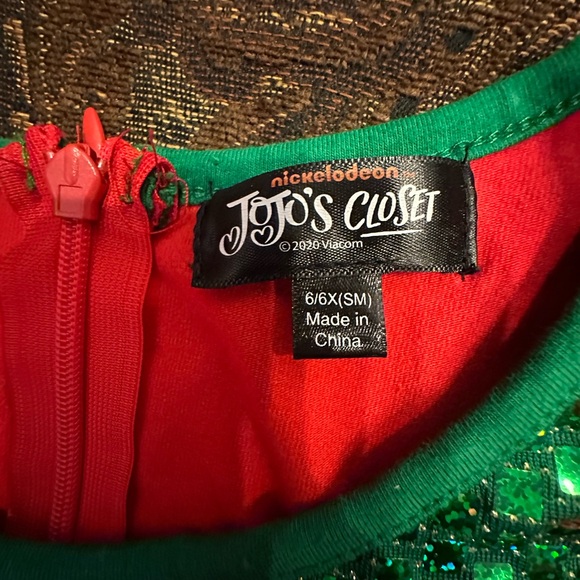 JOJO’S CLOSET CHRISTMAS DRESS - Picture 2 of 8
